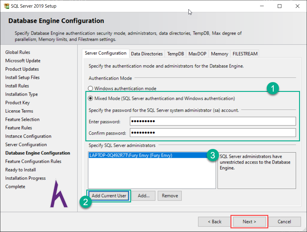 C i t sql server 2019 how kteam